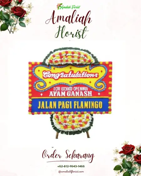 Sewa Papan Bunga Sampir